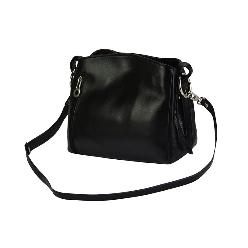 Viviana V leather shoulder bag-5
