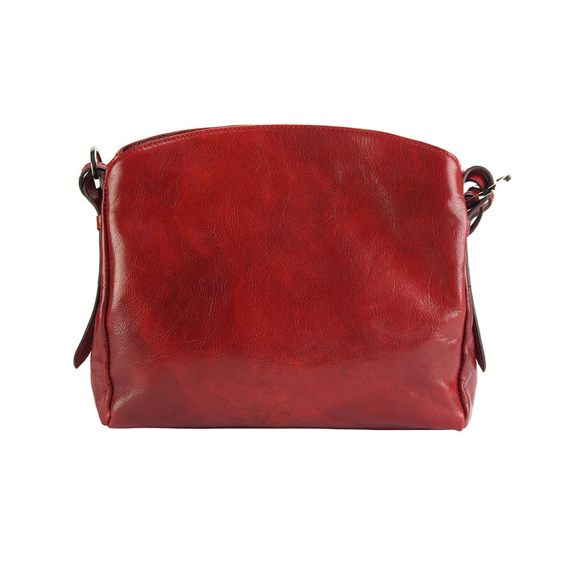 Viviana V leather shoulder bag-0