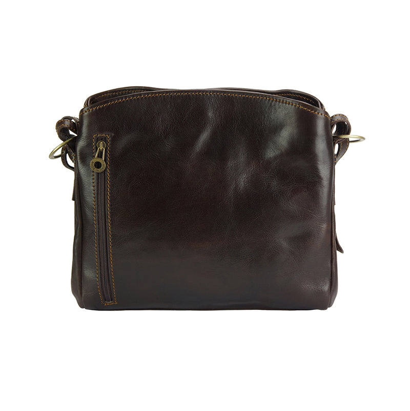 Viviana V leather shoulder bag-27