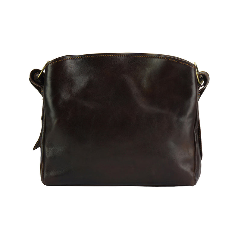 Viviana V leather shoulder bag-18