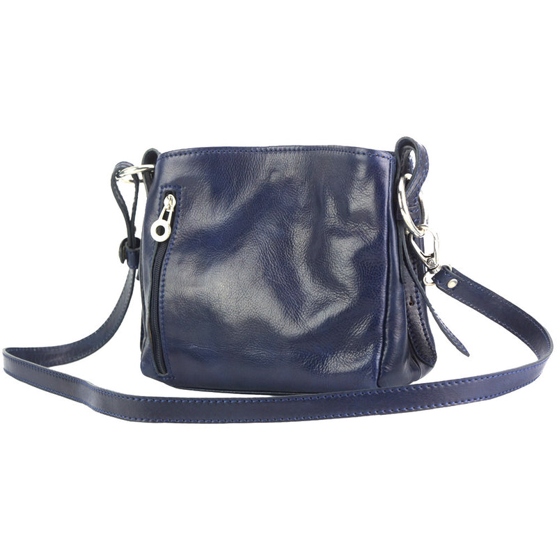 Viviana V leather shoulder bag-8