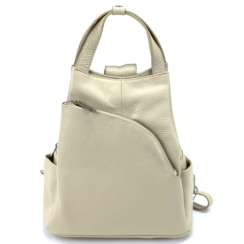 Antonella leather Backpack-8