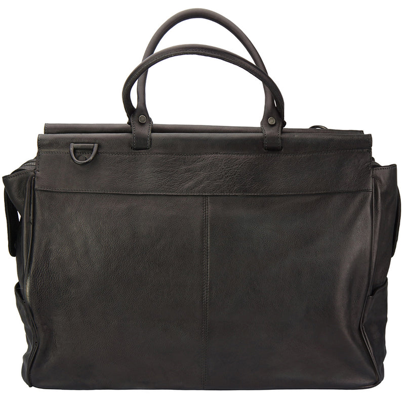 Travel bag Gennaro in vintage leather-6