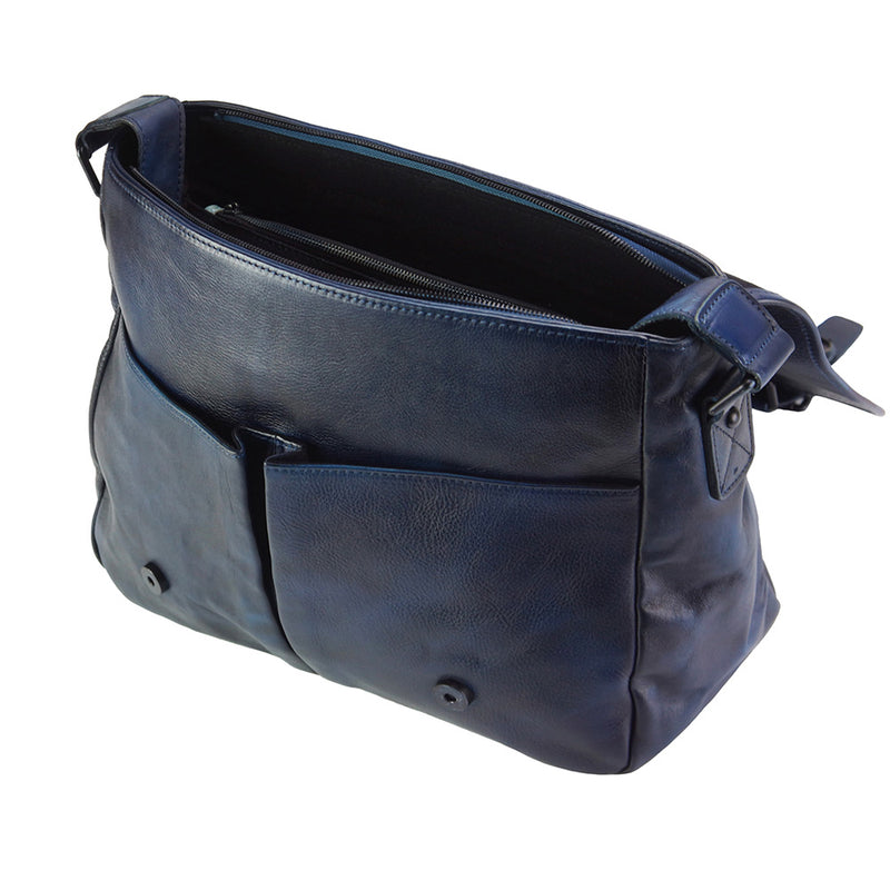 Mattia leather Messenger bag-2