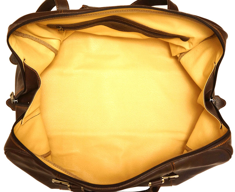 Fortunato Leather travel bag-13