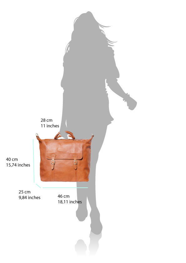 Weekender Leather Travel bag-6