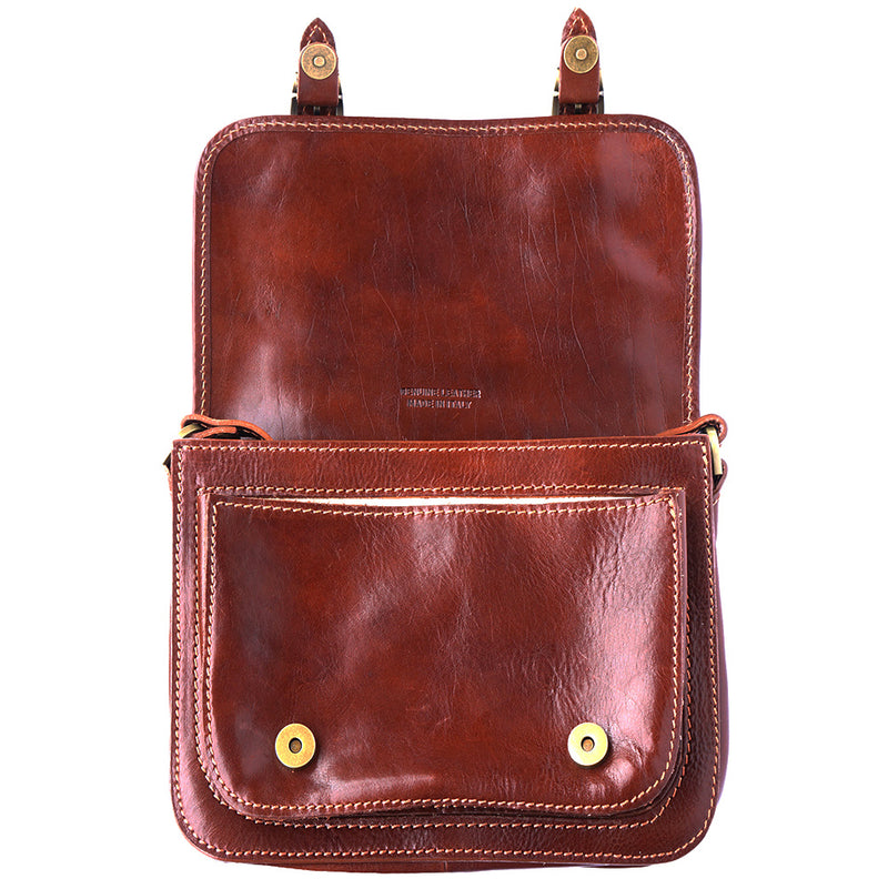 Mini leather messenger bag-16