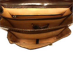 Mini leather messenger bag-0