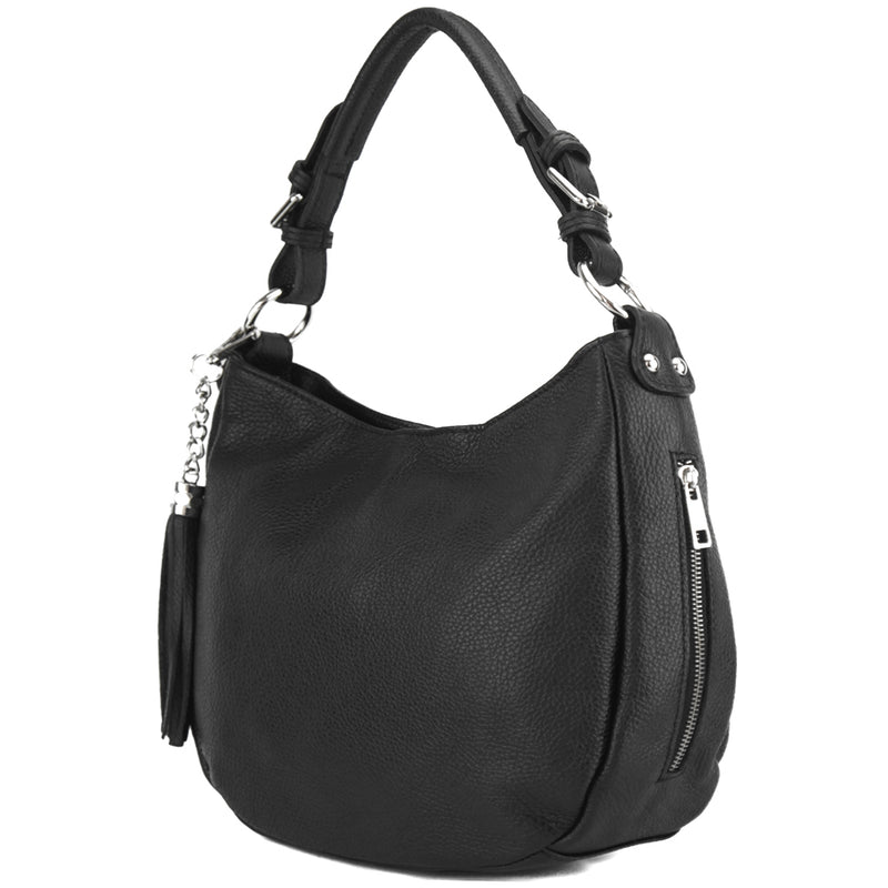 Victoire shoulder bag in calf-skin leather-3