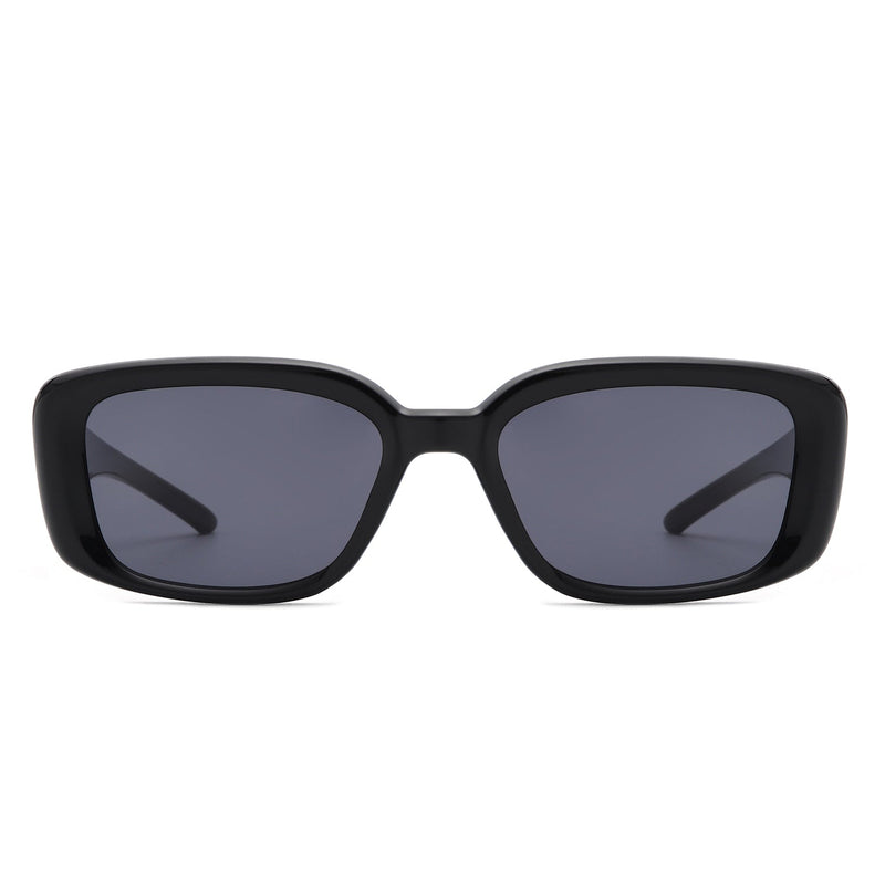 Azurette - Rectangle Retro Flat Top Vintage Inspired Square Sunglasses-2
