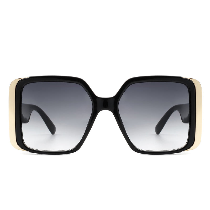 Stardove - Oversize Flat Top Fashion Square Women Sunglasses-3