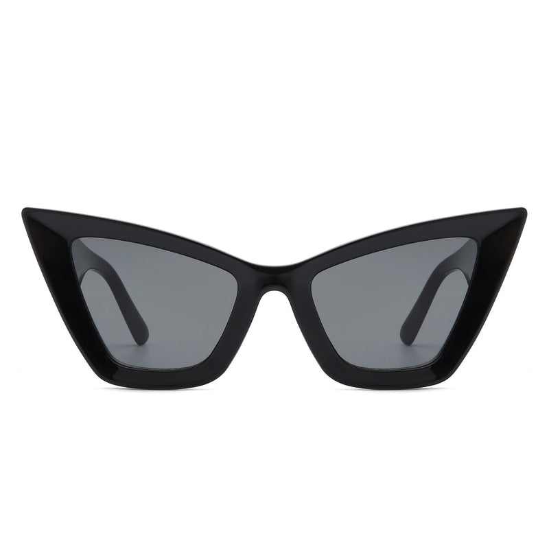 Stardaze - Square Retro Fashion High Pointed Cat Eye Sunglasses-5