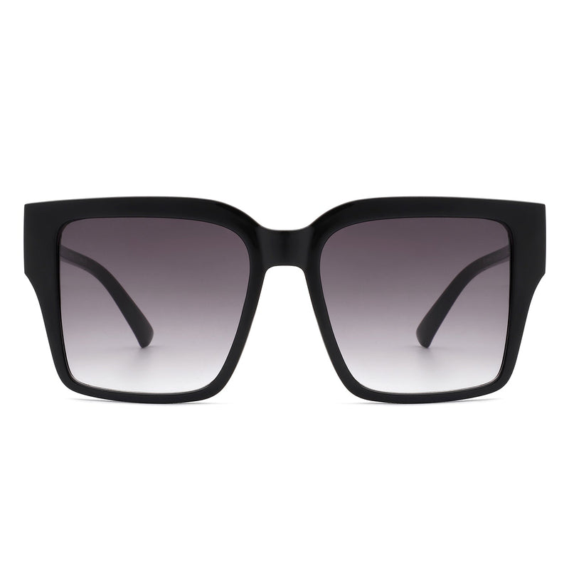 Verdiana - Women Chic Flat Top Tinted Fashion Square Sunglasses-3