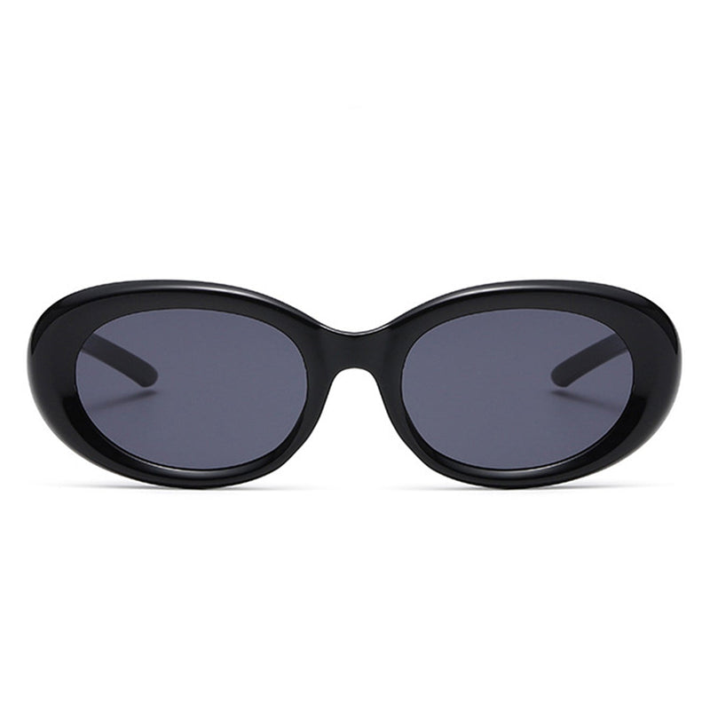 Mysticor - Oval Retro 90s Round Tinted Clout Goggles Sunglasses-2