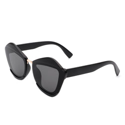 Infernia - Women Square Fashion Irregular Cat Eye Sunglasses-2
