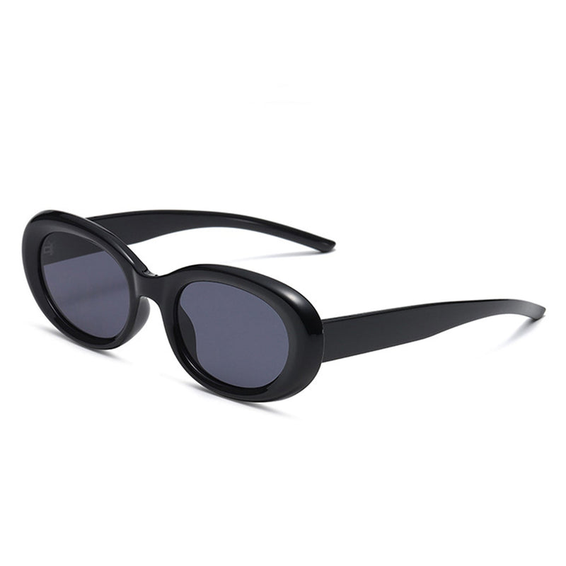 Mysticor - Oval Retro 90s Round Tinted Clout Goggles Sunglasses-3