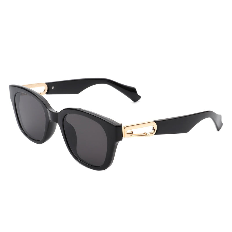 Embracia - Classic Horn Rimmed Retro Square Women Fashion Sunglasses-2