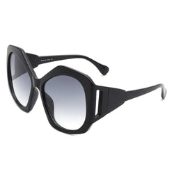 Wyntern - Women Oversize Geometric Large Fashion Square Sunglasses-0