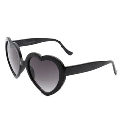 Glowlily - Playful Mod Clout Women Heart Shape Fashion Sunglasses-2