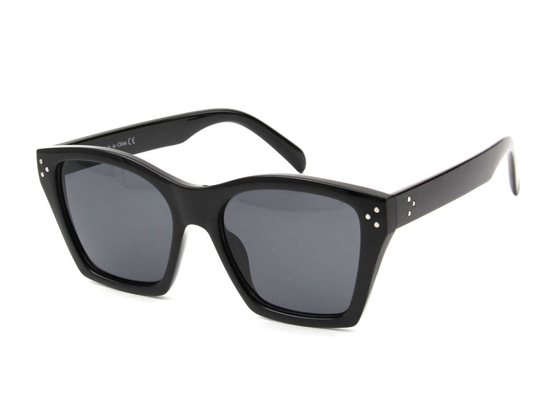 Demopolis | Women Square Retro Cat Eye Fashion Sunglasses-5