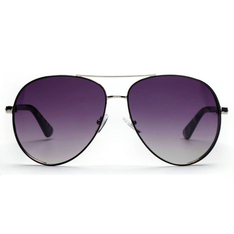 KEARNY | Classic Flat Top Brow Bar Aviator Fashion Sunglasses-1