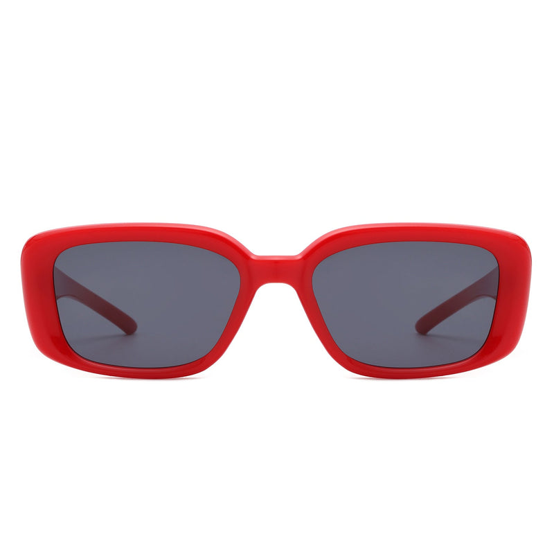 Azurette - Rectangle Retro Flat Top Vintage Inspired Square Sunglasses-1
