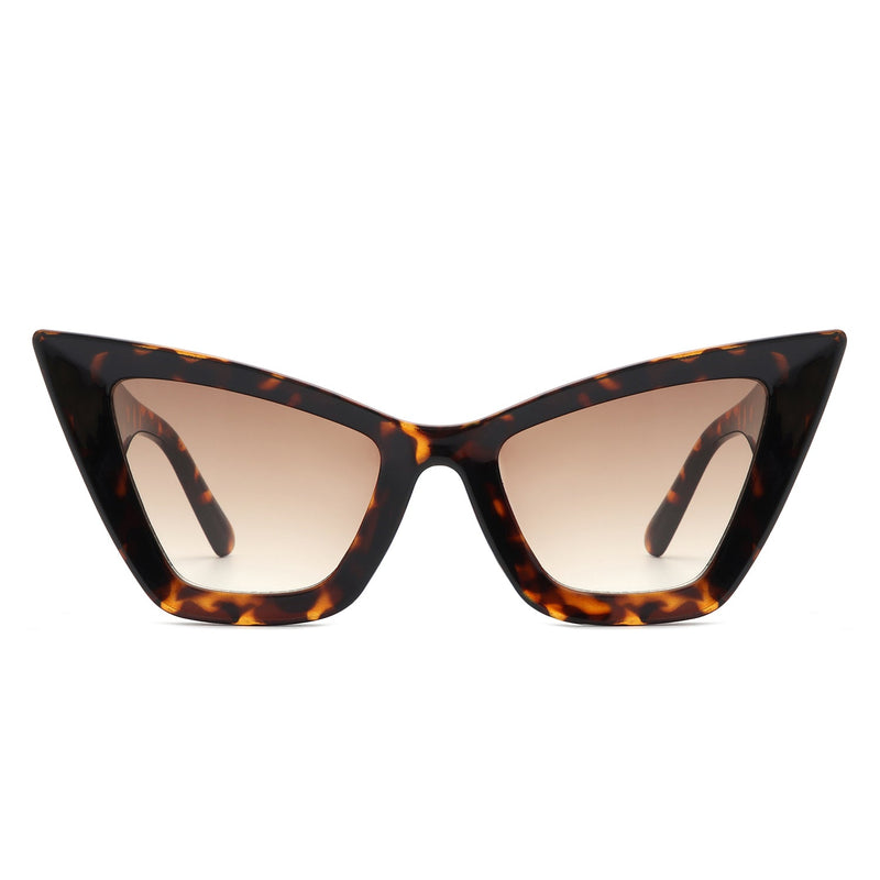 Stardaze - Square Retro Fashion High Pointed Cat Eye Sunglasses-3