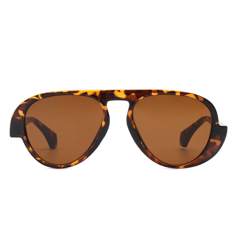 Twinklez - Futuristic Fashion Chunky Vintage Inspired Aviator Sunglasses-1