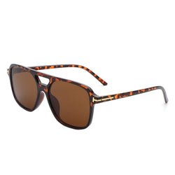Skyhavoc - Retro Square Brow-Bar Fashion Aviator Sunglasses-2