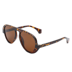 Twinklez - Futuristic Fashion Chunky Vintage Inspired Aviator Sunglasses-0