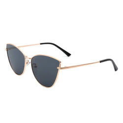 Aurorion - Women Oversize Large Retro Cat Eye Fashion Sunglasses-0