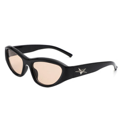 Starloft - Y2K Wrap Around Fashion Rectangle Sports Sunglasses-0