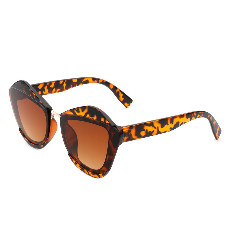 Infernia - Women Square Fashion Irregular Cat Eye Sunglasses-4
