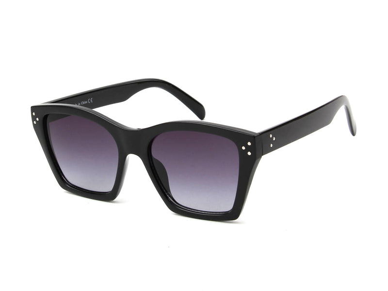 Demopolis | Women Square Retro Cat Eye Fashion Sunglasses-7