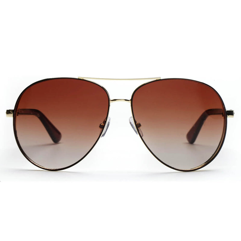 KEARNY | Classic Flat Top Brow Bar Aviator Fashion Sunglasses-3