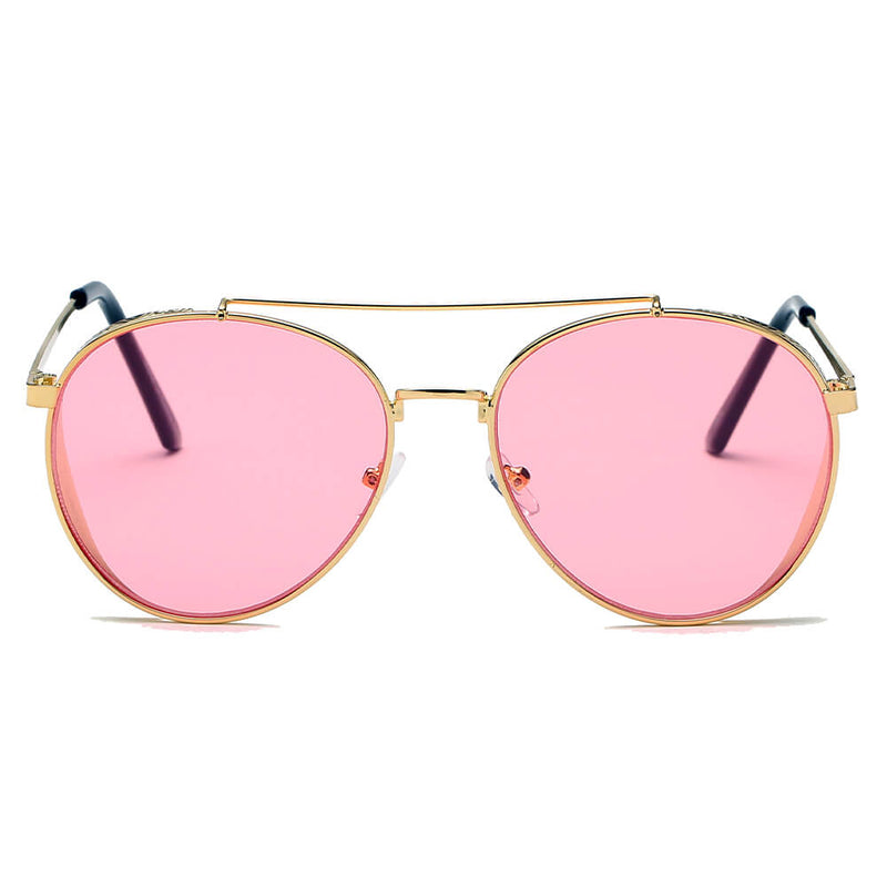 LAREDO | Modern Aviator Brow Bar Aviator Fashion Sunglasses-3