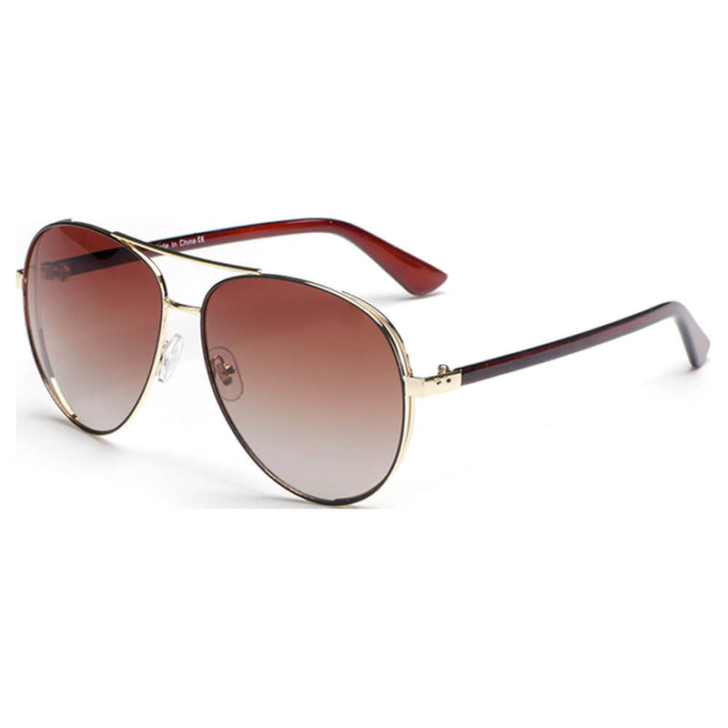 KEARNY | Classic Flat Top Brow Bar Aviator Fashion Sunglasses-2