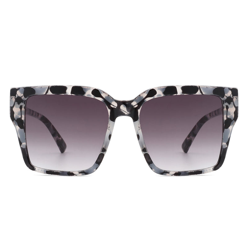 Verdiana - Women Chic Flat Top Tinted Fashion Square Sunglasses-7