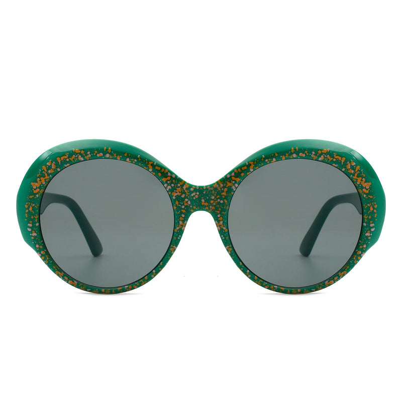 Cielarna Women Round Oversize Circle Chunky Fashion Sunglasses-1