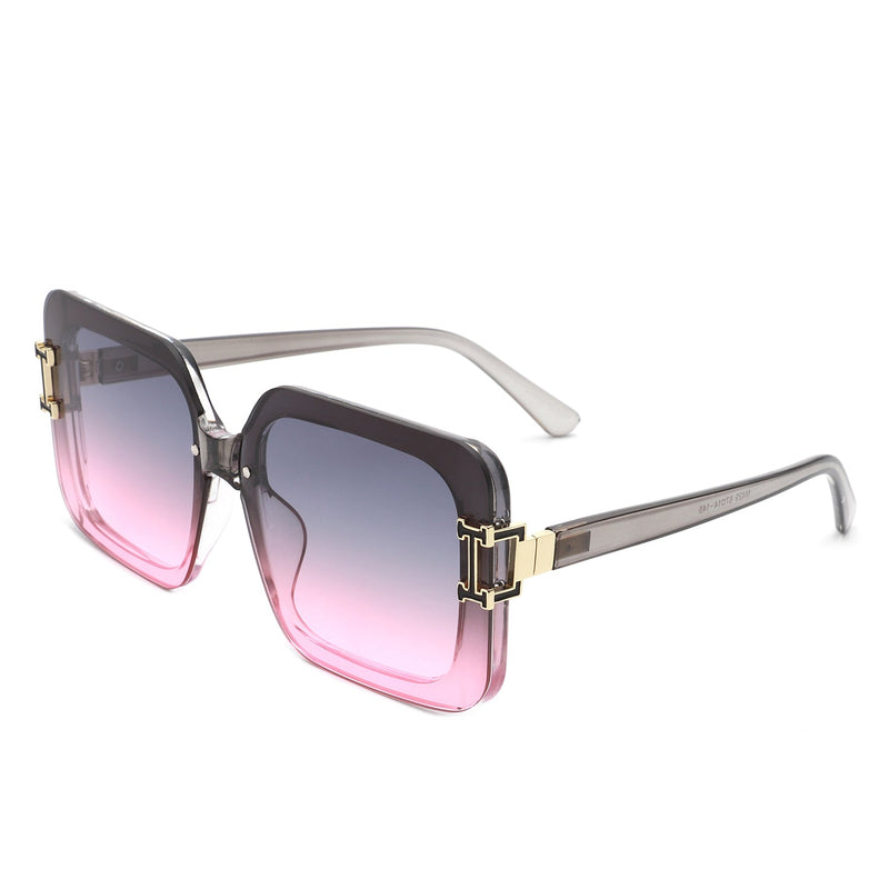 Mystique - Square Fashion Flat Top Chic Women Sunglasses-5