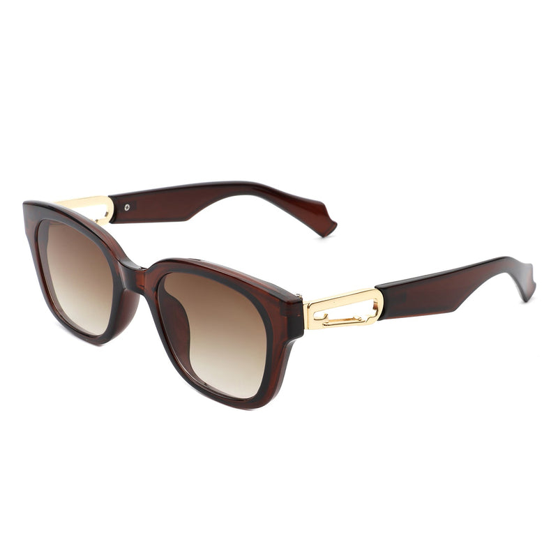 Embracia - Classic Horn Rimmed Retro Square Women Fashion Sunglasses-7