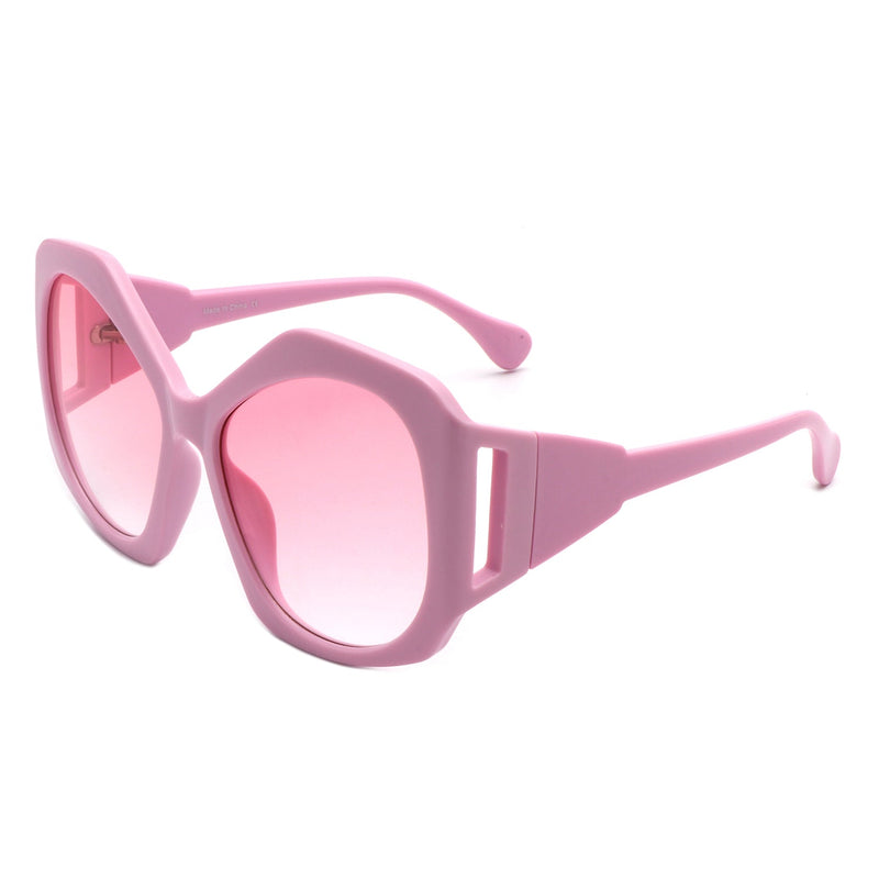 Wyntern - Women Oversize Geometric Large Fashion Square Sunglasses-5