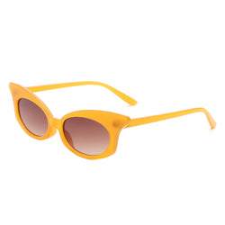 Tadiance - Women Chic Fashion Narrow Oval Butterfly Shape Cat Eye Sunglasses-0