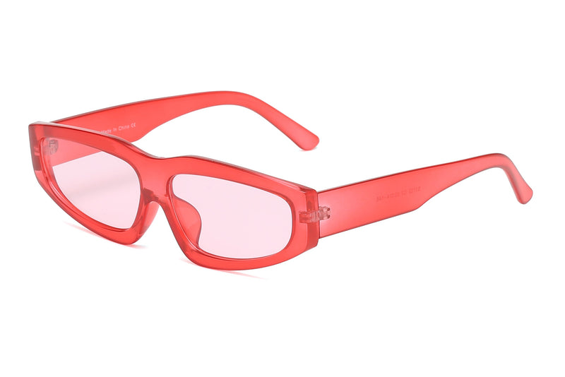 Odessa | Retro Thick Rectangle Unisex Fashion Sunglasses-5