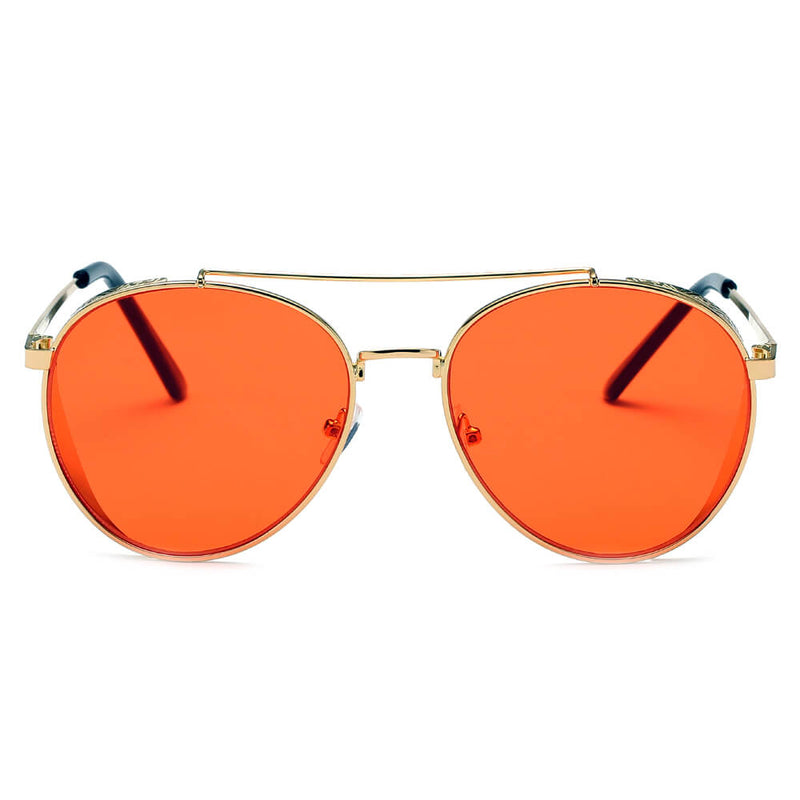 LAREDO | Modern Aviator Brow Bar Aviator Fashion Sunglasses-5