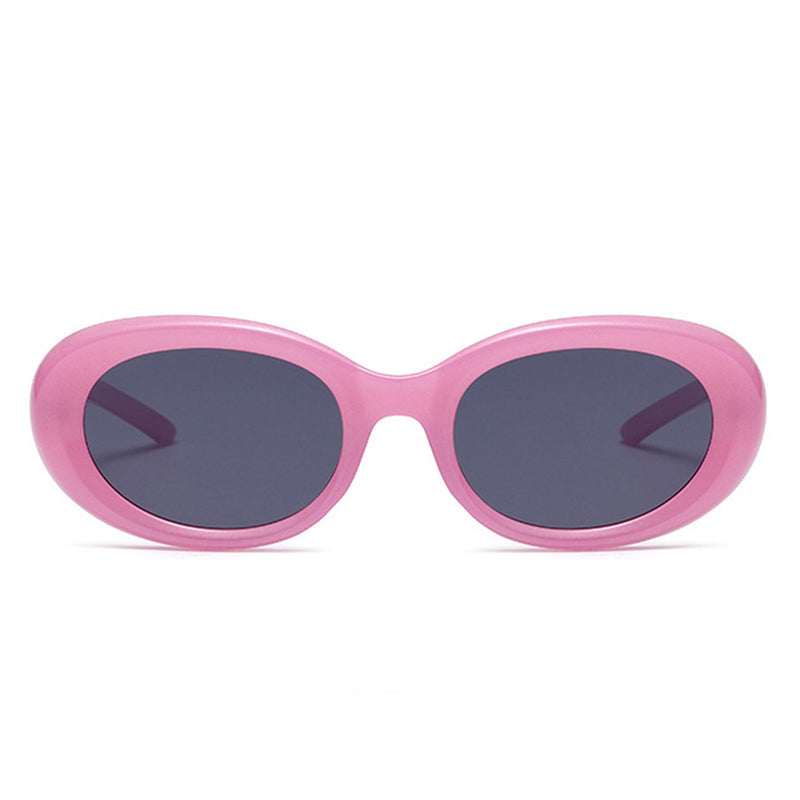 Mysticor - Oval Retro 90s Round Tinted Clout Goggles Sunglasses-6