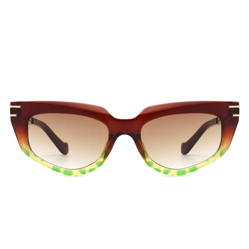 Skylight - Women Chic Chain Link Design Fashion Cat Eye Sunglasses-1