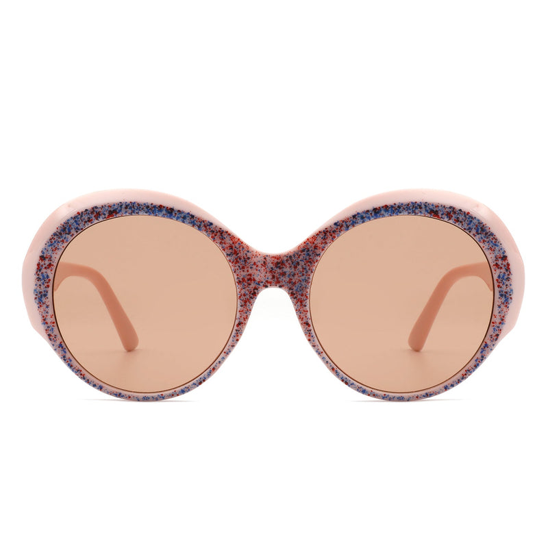 Cielarna Women Round Oversize Circle Chunky Fashion Sunglasses-6