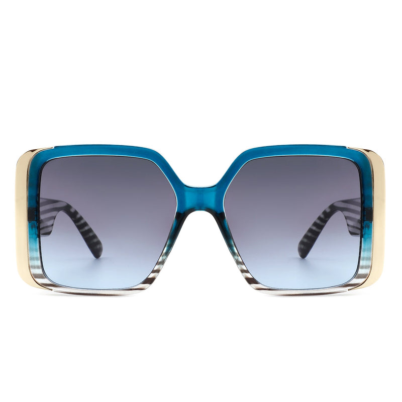 Stardove - Oversize Flat Top Fashion Square Women Sunglasses-9