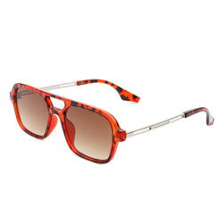 Candorae - Retro Square Brow-Bar Fashion Aviator Style Vintage Sunglasses-0